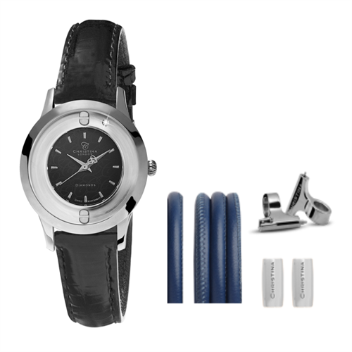 Collect ur 334SBLBL + Blå Watch Cord set - Christina Jewelry & Watches